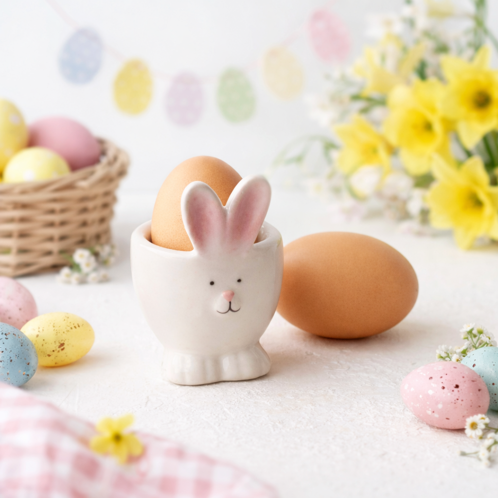 Bunny Ceramic Egg Cup