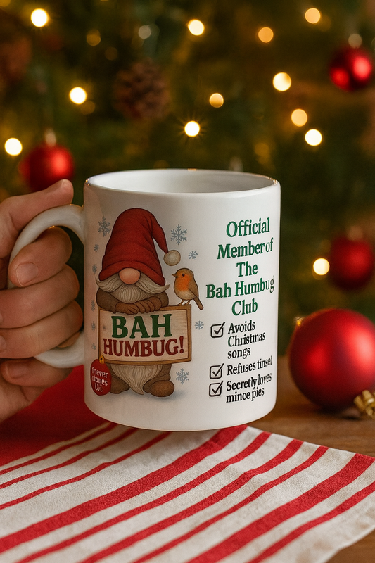 Limited Addition Bath Humbag 11oz Ceramic Gonk Mug, Nordic Gnome, Swedish Tomte