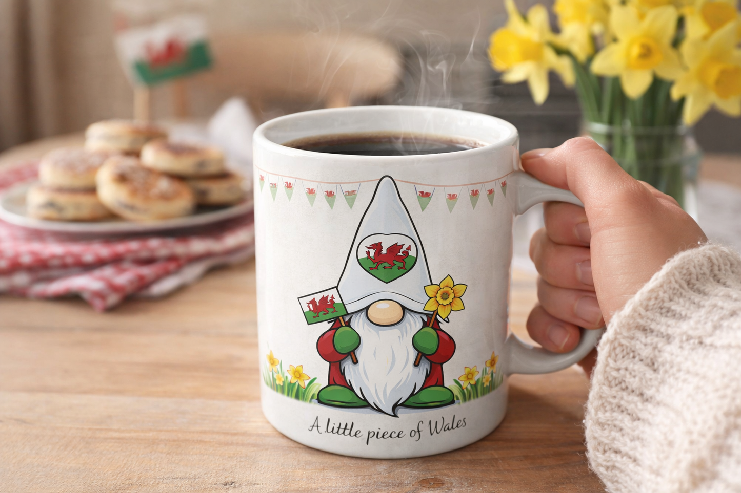 A Little Piece of Wales” Gonk Mug