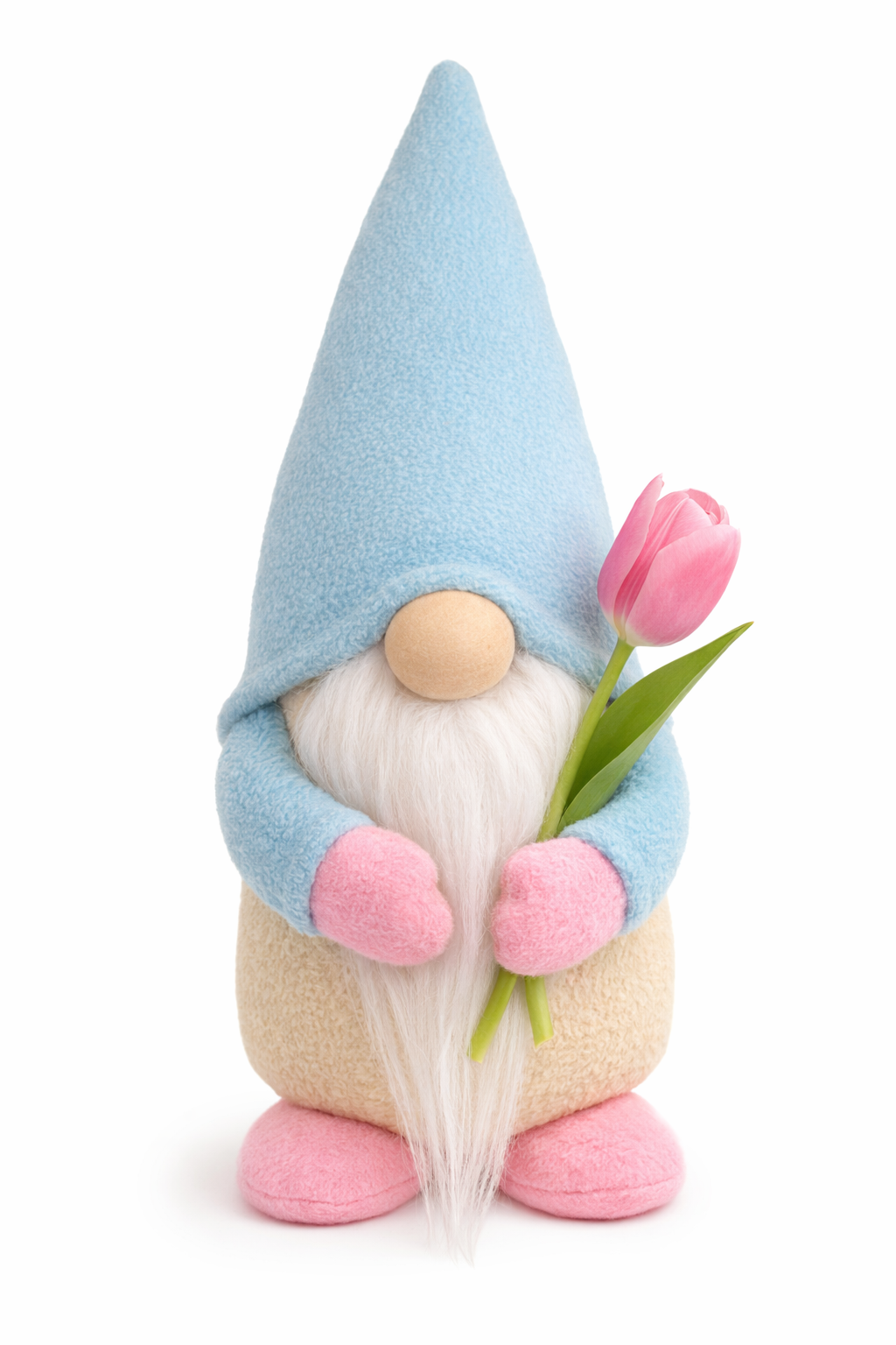 Handmade Duck Egg Blue Tulip Gonk, Nordic, Gnome, Swedish Tomte