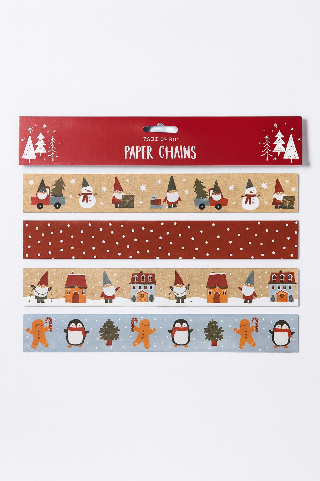Pack of 36 Christmas Paper Chains