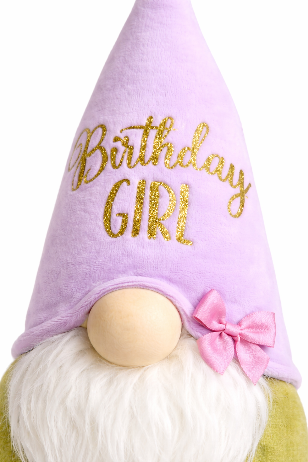 Handmade Birthday Girl Gonk with Balloon – 10 Inch Nordic Gnome Gift | Swedish Tomte | Forever Gnomes UK