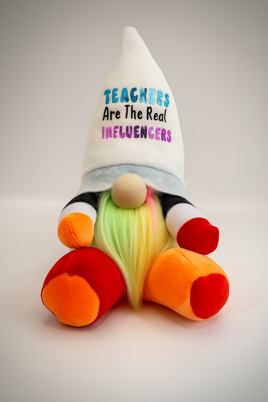 Teachers Are the Real Influencers, Mini Nordic Gnome, Gonk, Swedish Tomte