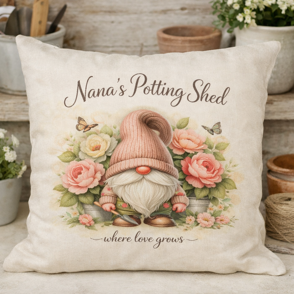 Nana’s Potting Shed Gonk Soft Valour Cushion Cover 40 x 40cm