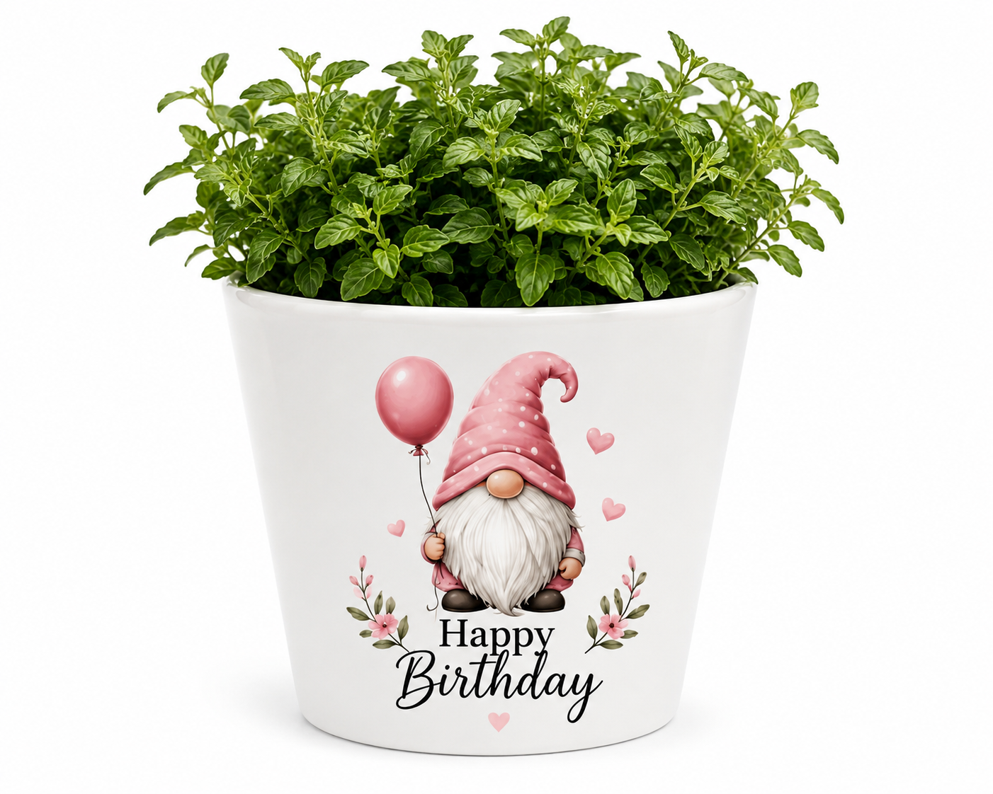 Happy Birthday Ceramic Plant Pot