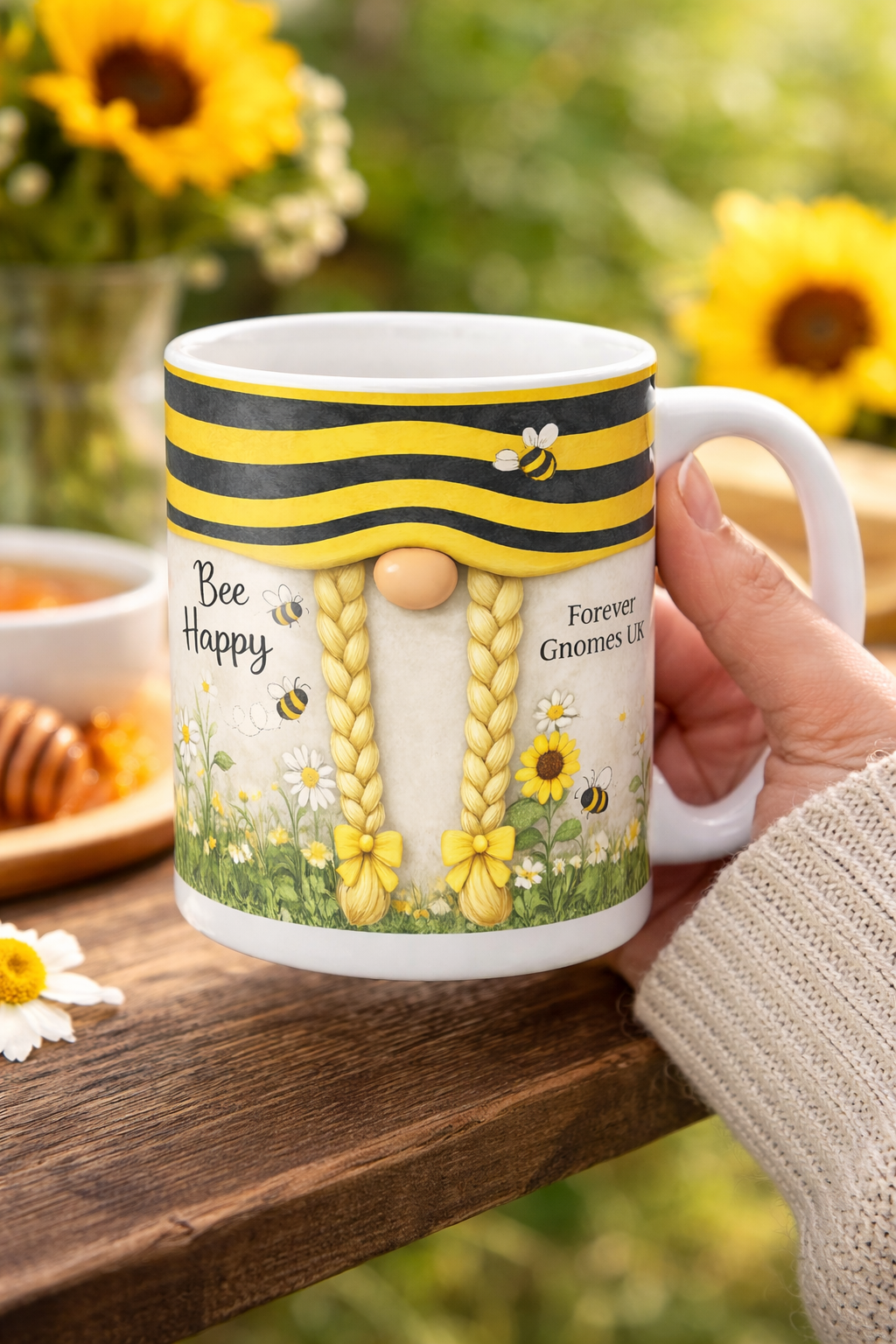 Bee Happy Gonk Mug – 11oz Ceramic Mug