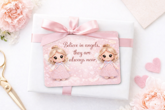 Angel Metal Gift Card – “Believe in Angels”