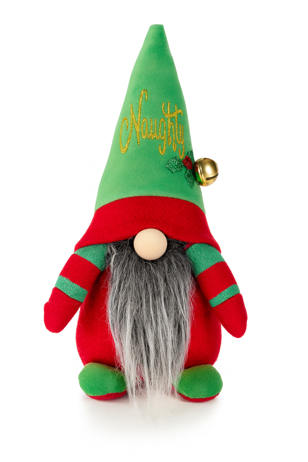 Handmade Naughty and Nice Christmas Gonks, Nordic, Gnome, Swedish Tomte