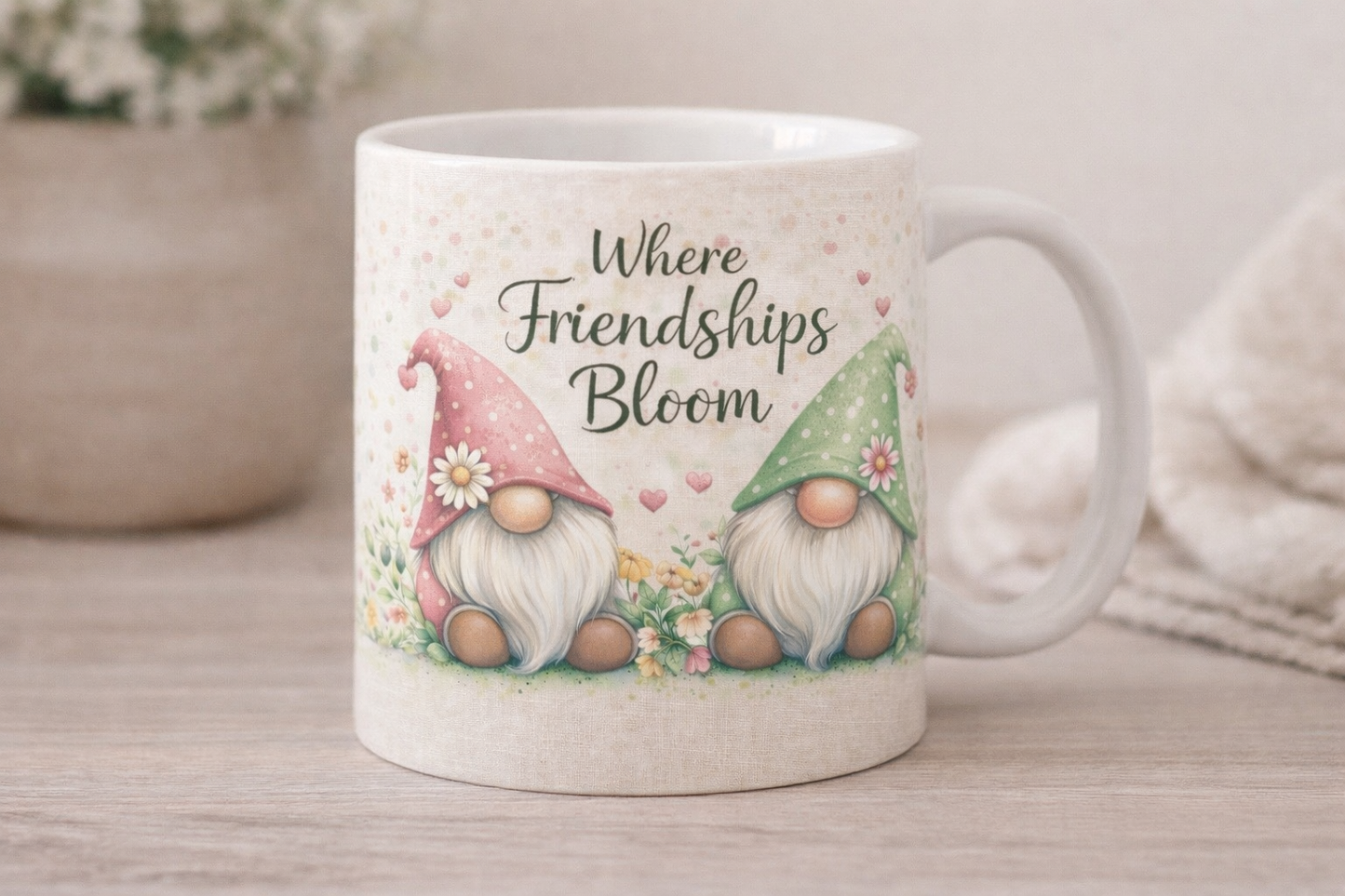Where Friendships Bloom Gonk Mug