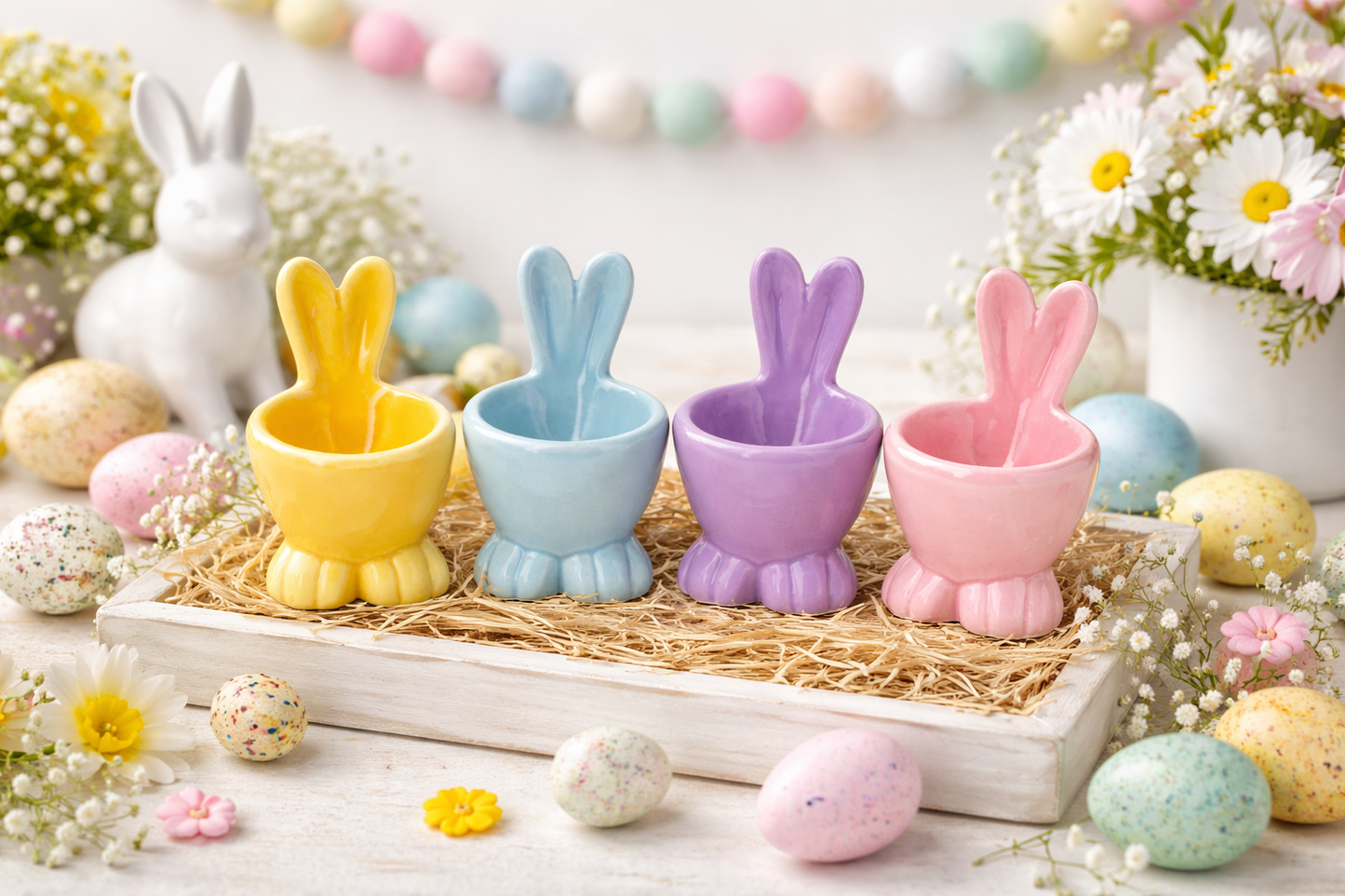 Easter Bunny Egg Ceramic cup, Size 15.2 x 8.5