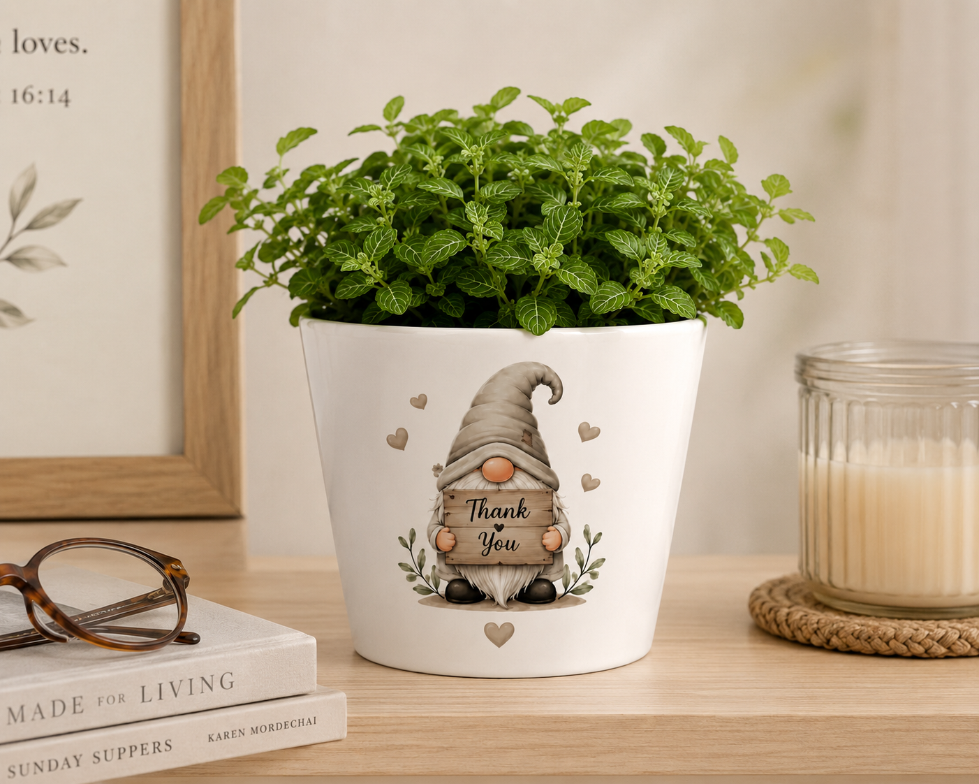 Thank You Ceramic Plant Pot