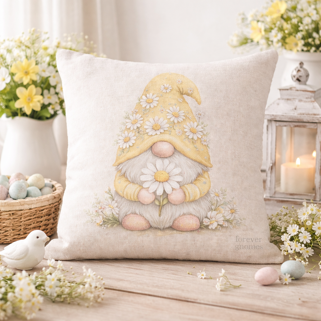 Daisy Gonk Linen Cushion – 40 x 40cm