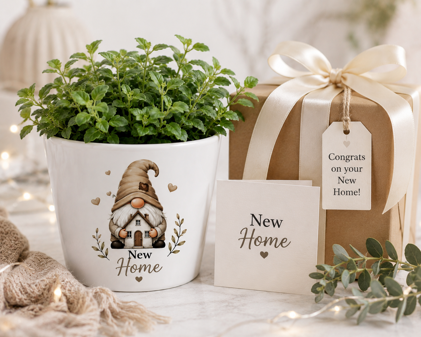 New Home Ceramic Plant Pot