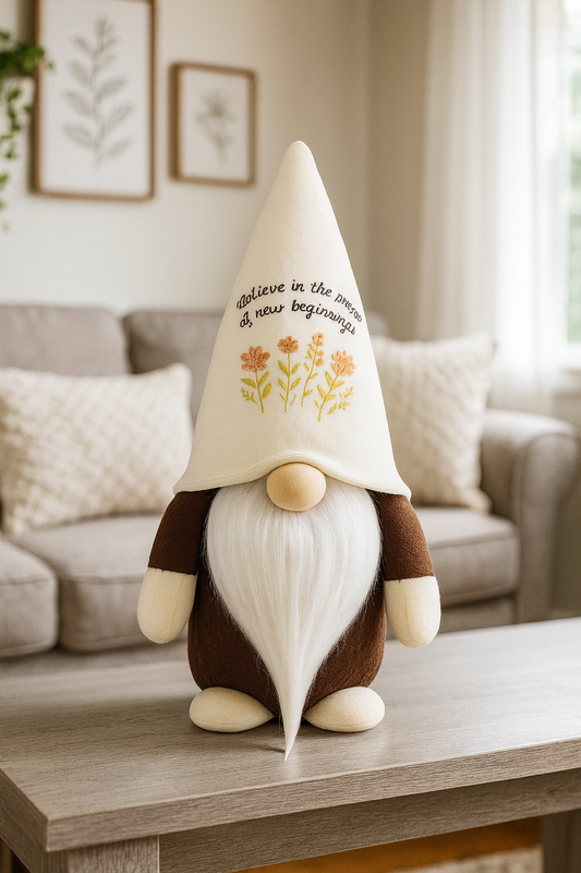 Believe In the Magic of New Beginnings Gonk, Nordic Gnome, Swedish Tomte