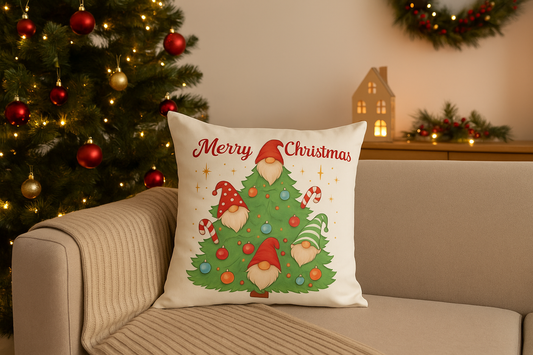 Merry Christmas Soft Valour Gonk Cushion 40 x 40cm