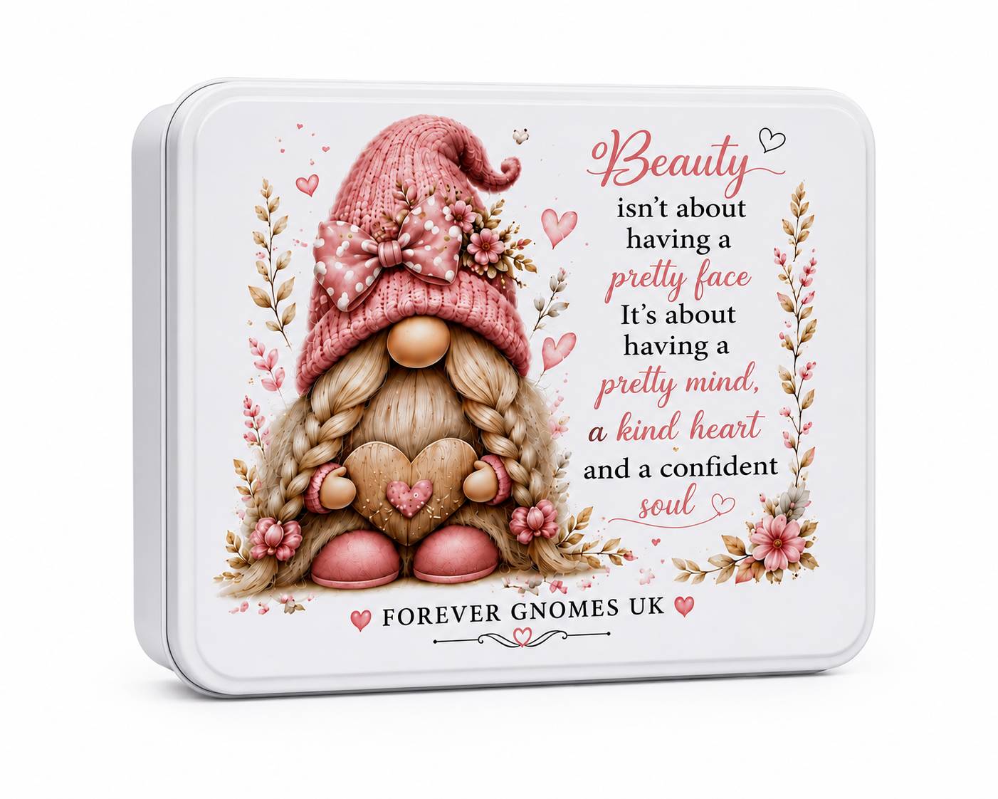 Forever Gnomes UK Beauty Bobble & Accessories Storage Tin