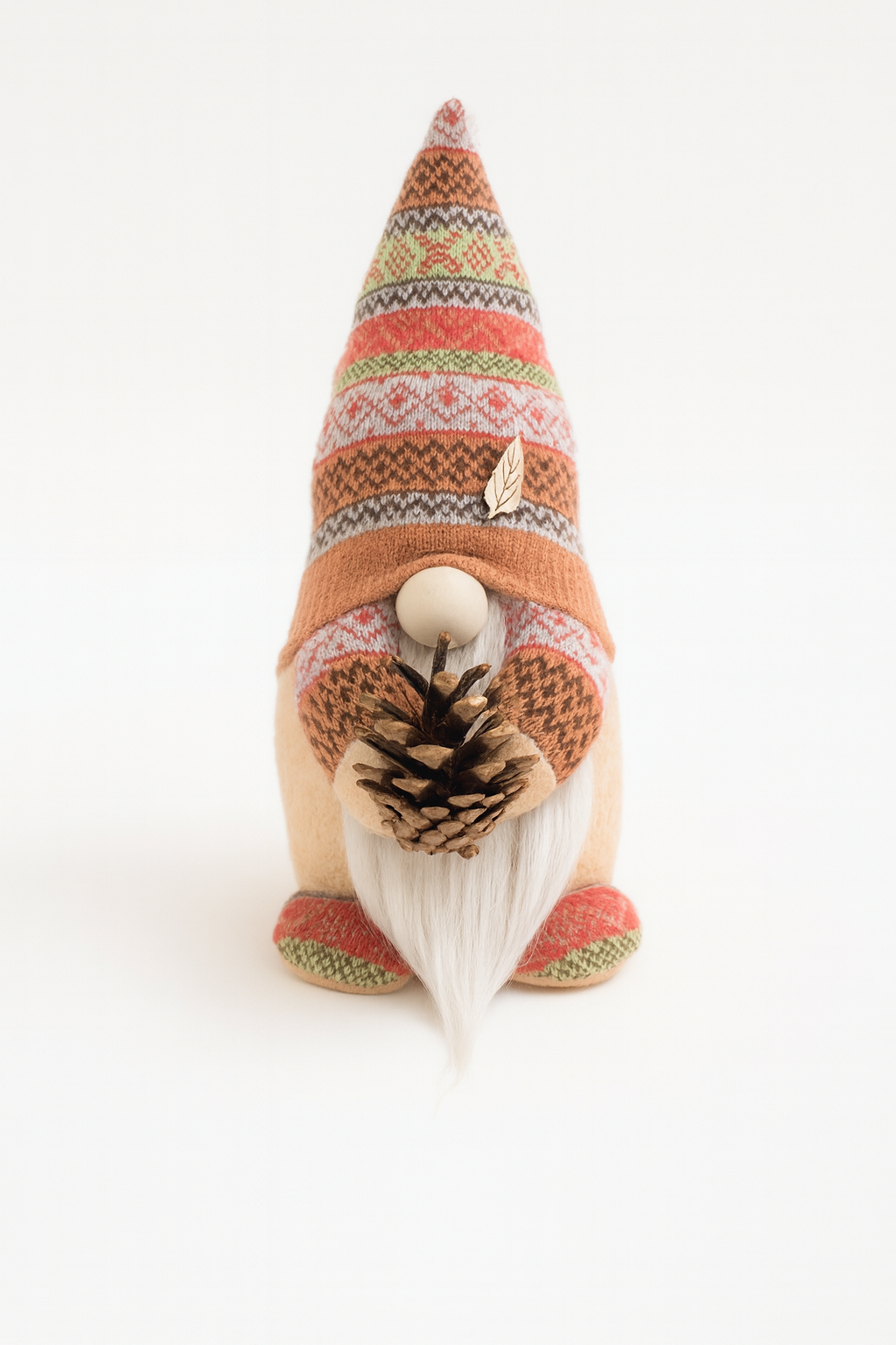 Handmade Pinecone Nordic Gnome, Gonk, Swedish Tomte