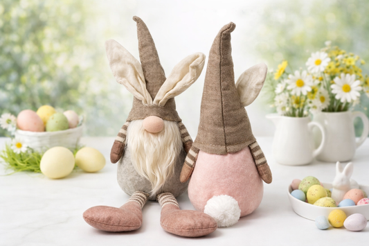 Easter Bunny Gonk Shelf Sitting Gonk, Nordic Gnome, Swedish Tomte