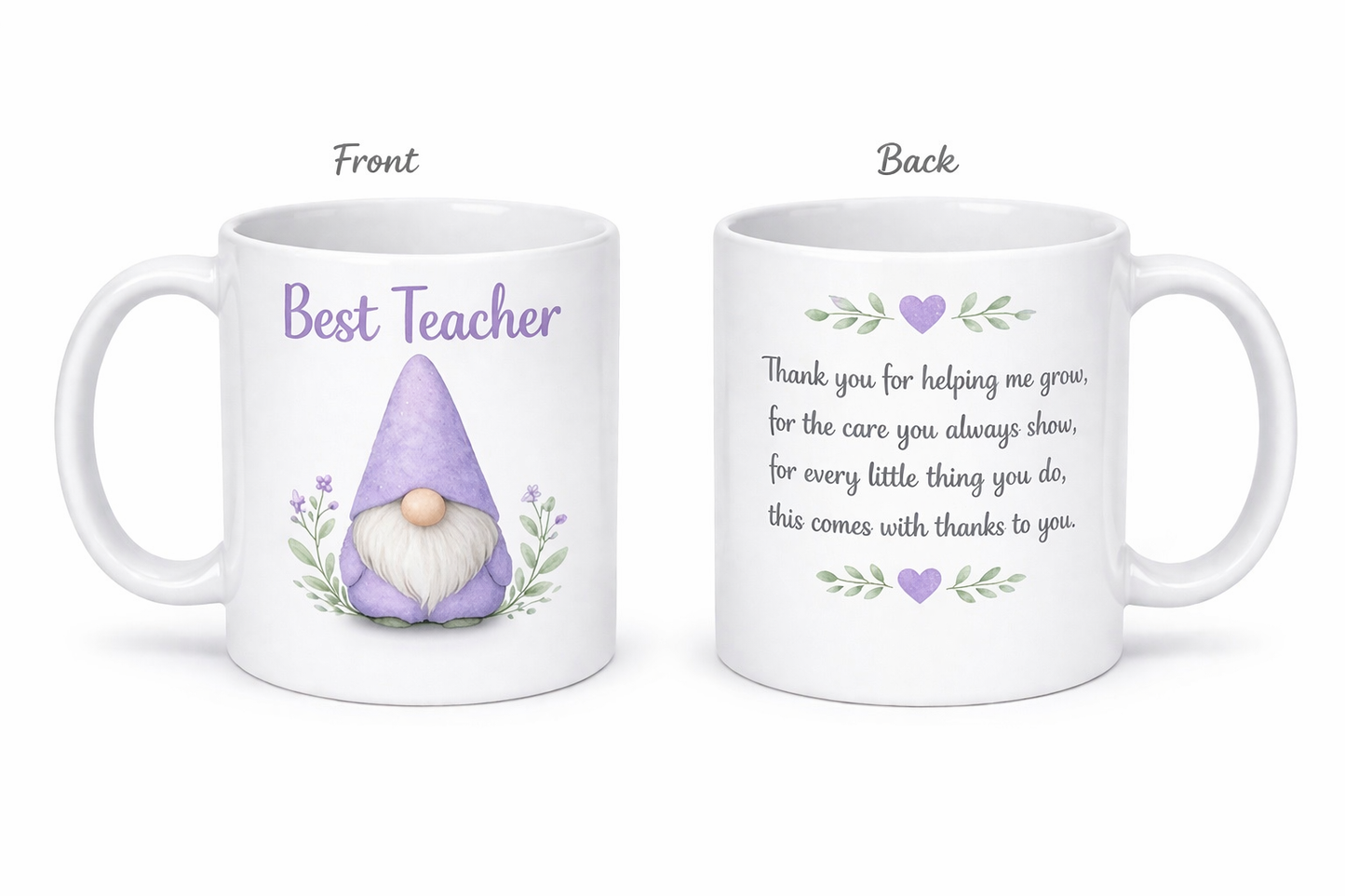 Best Teacher Mug & Coaster Gift Set – Forever Gnomes UK