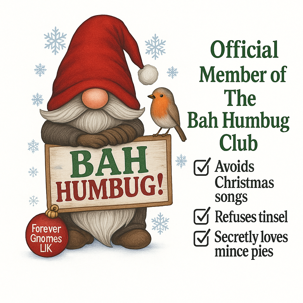 Limited Addition Bah Humbug 40 x 40 Soft Valour Gonk Cushion