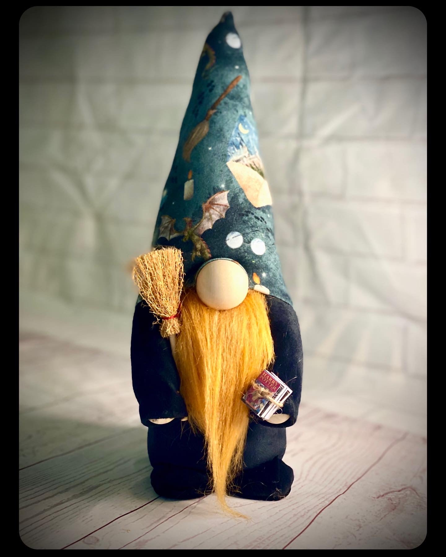 Handmade Wizzard Nordic Gnome, Gonk, Swedish Tomte