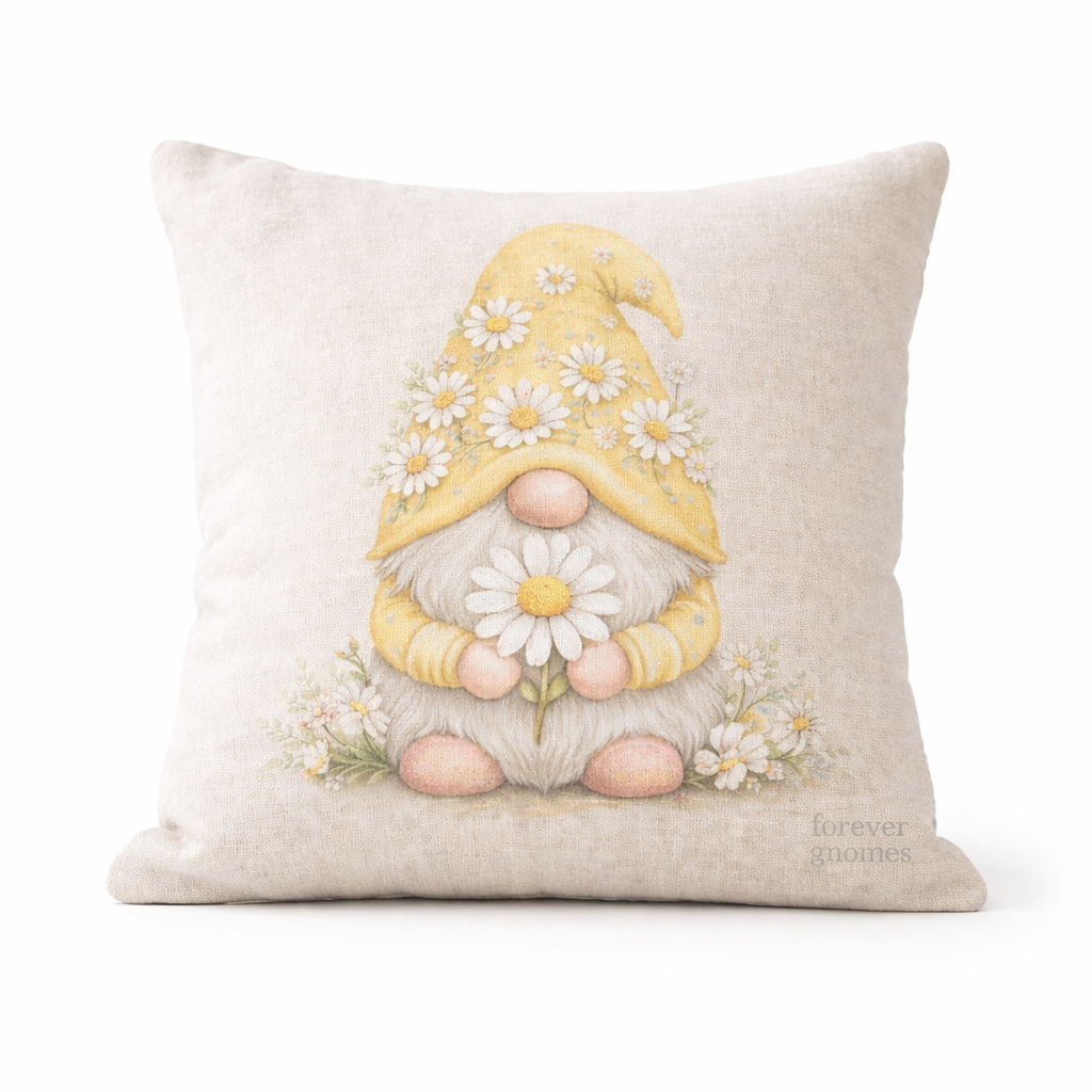 Daisy Gonk Linen Cushion – 40 x 40cm