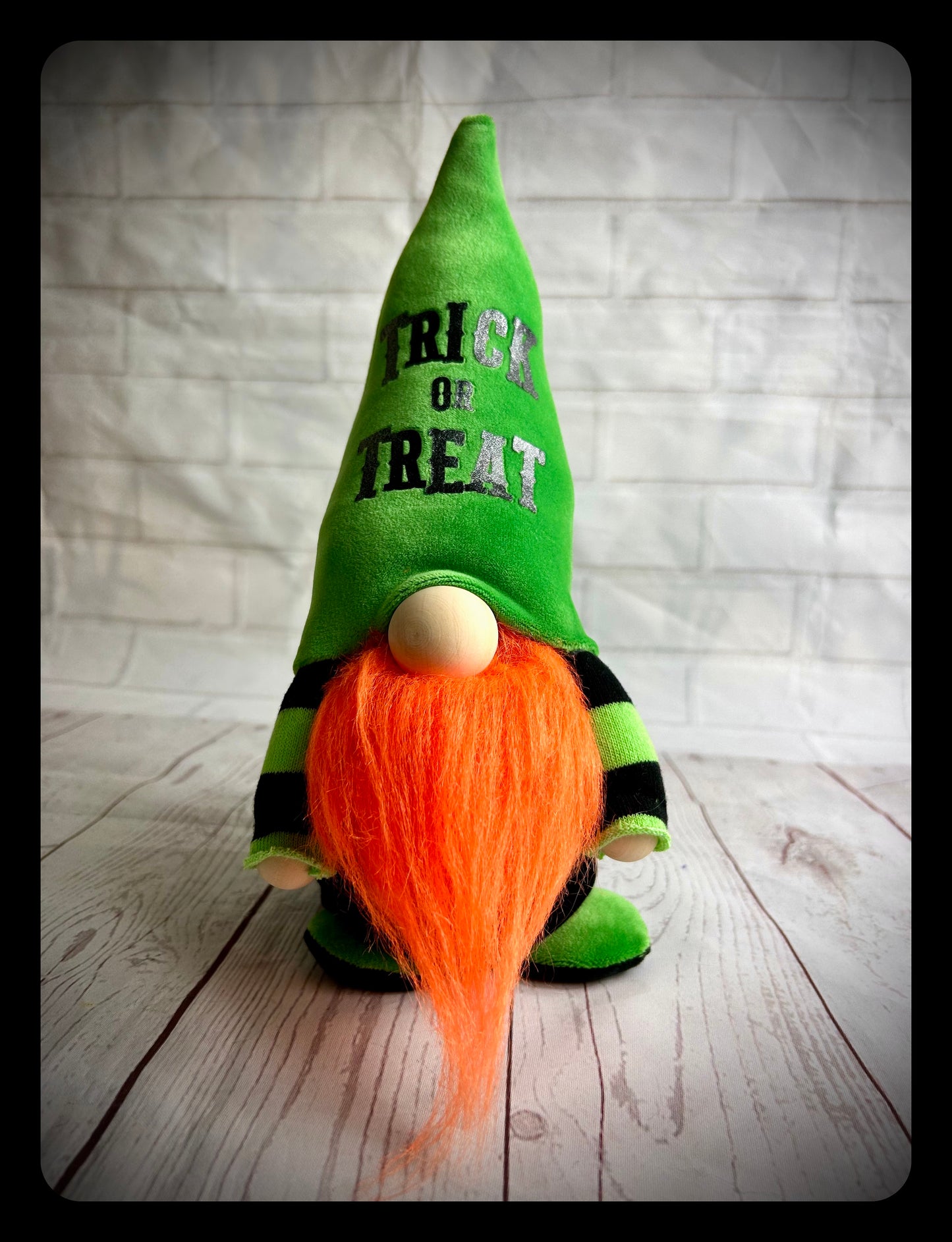 Handmade Trick or Treat Halloween Nordic Gnome, Swedish Tomte, Gonk
