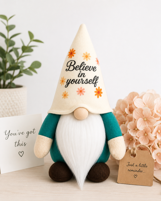 Believe in Yourself Gonk, 9 inches, Nordic, Gnome, Swedish Tomte