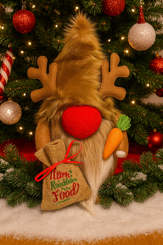 Handmade Reindeer Gonk, Nordic, Gnome, Swedish Tomte