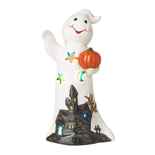Light Up ghost Figurine 8 x 6 x 15.5cm