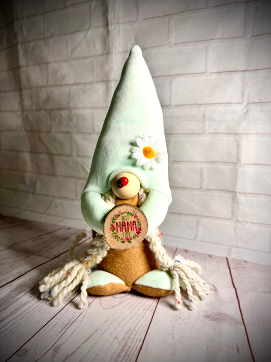 Handmade Best Nana Ever Gonk, Nordic Gnome, Swedish Tomte