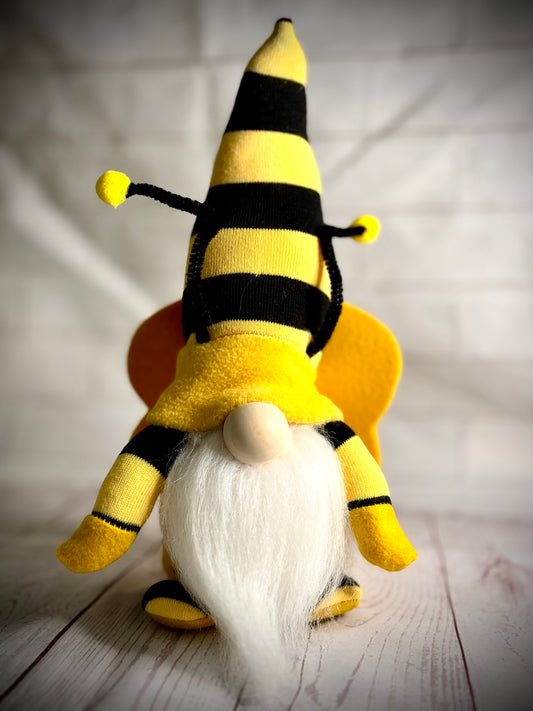 Handmade Bumblebee Nordic Gnome, Gonk Gnome, Swedish Tomte