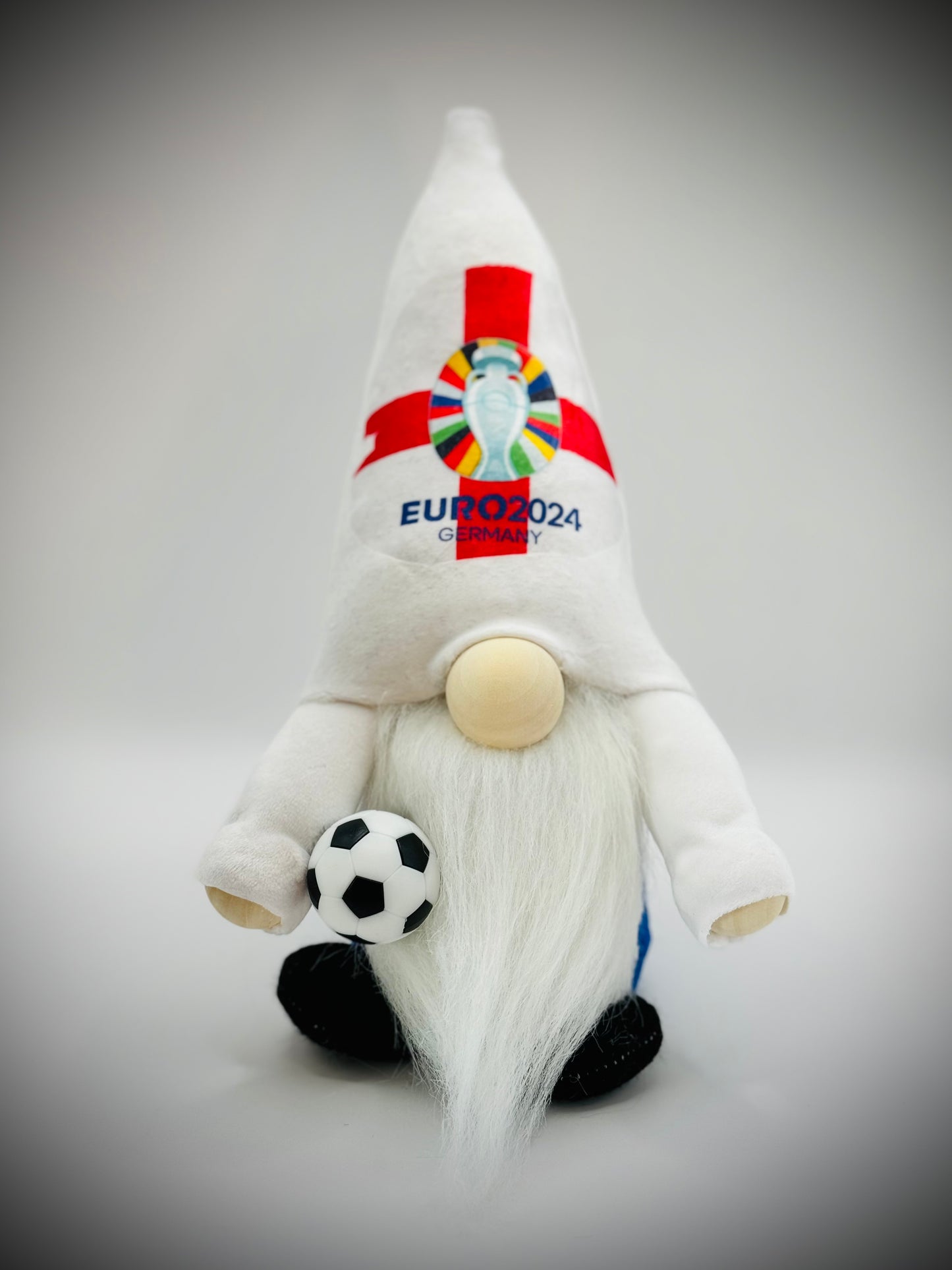 Handmade Euros 2024 Football Gnome, Gonk, Nordic, Swedish Tomte