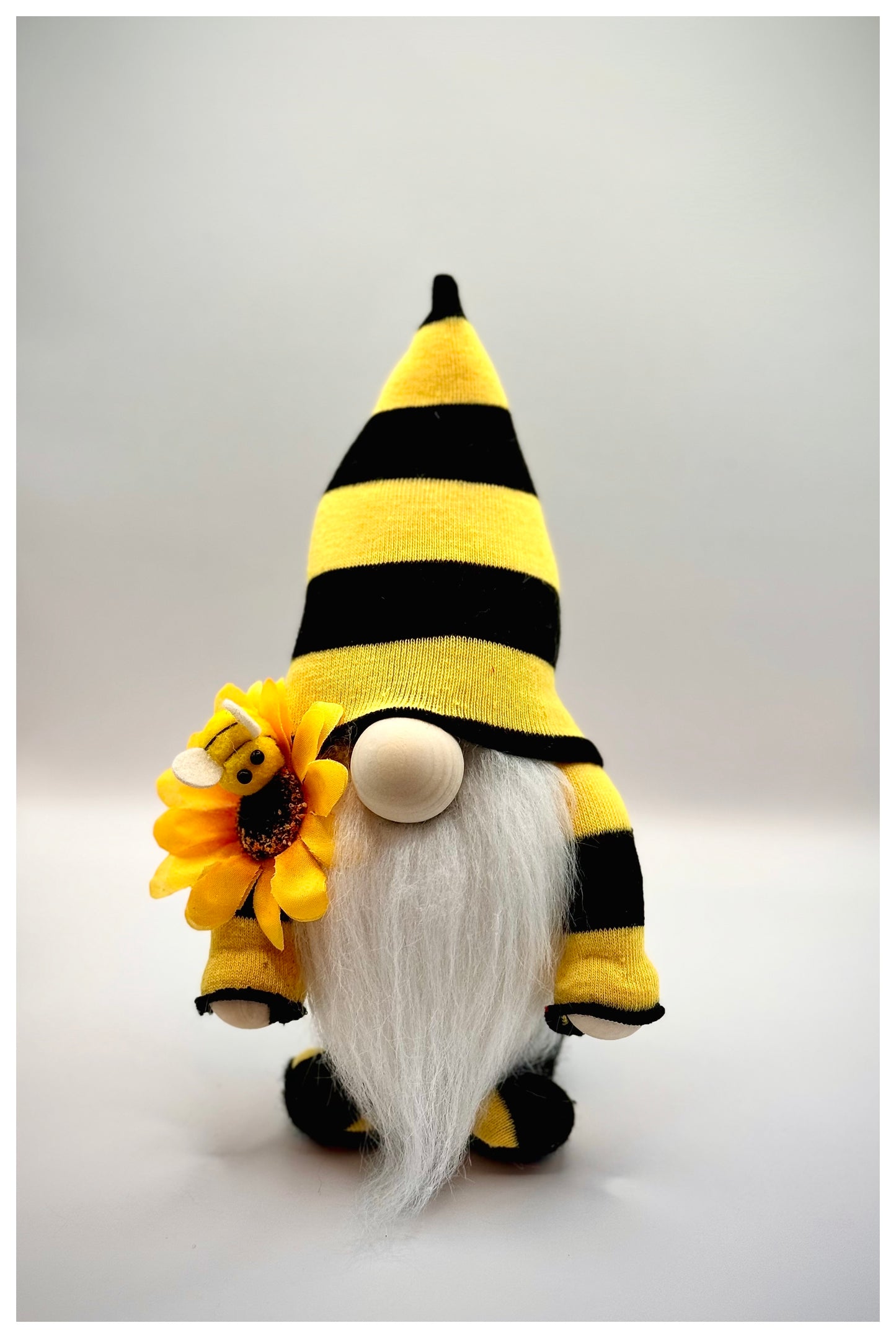 Handmade Bumble Bee Nordic Gnome, Gonk, Swedish Tomte