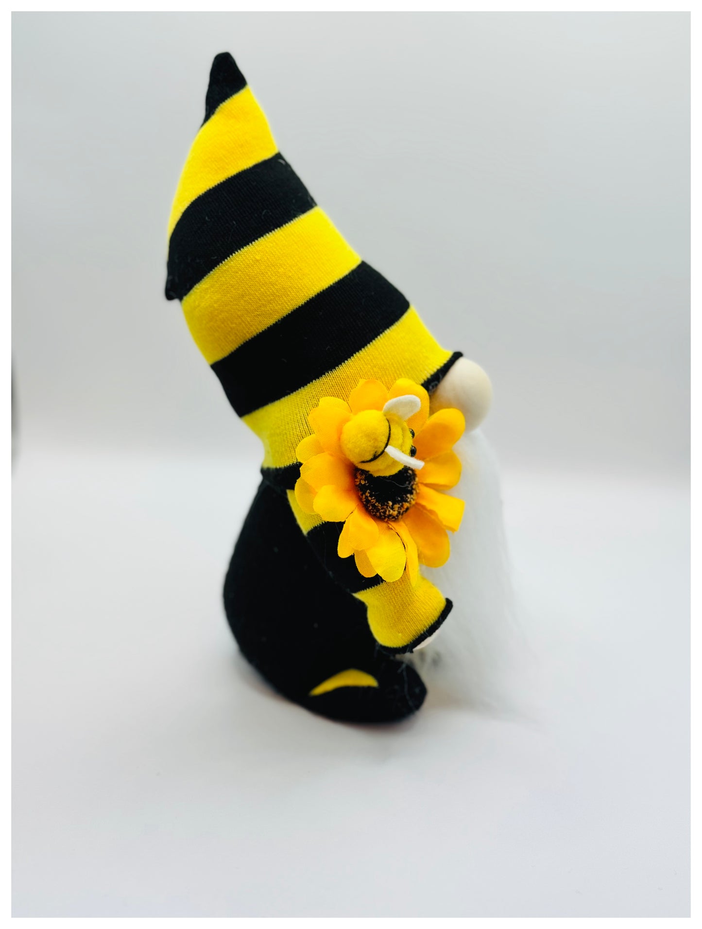 Handmade Bumble Bee Nordic Gnome, Gonk, Swedish Tomte