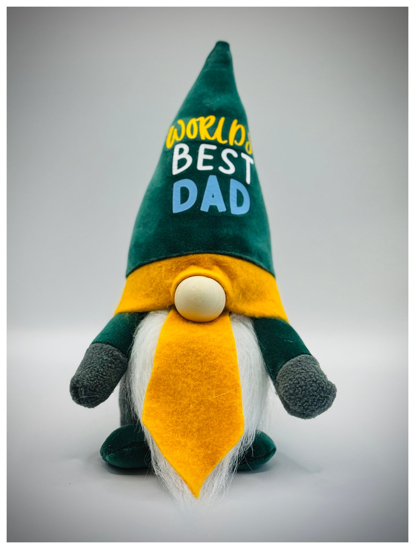 Handmade Worlds Best Dad Nordic Gnome, Swedish Tomte, Gonk