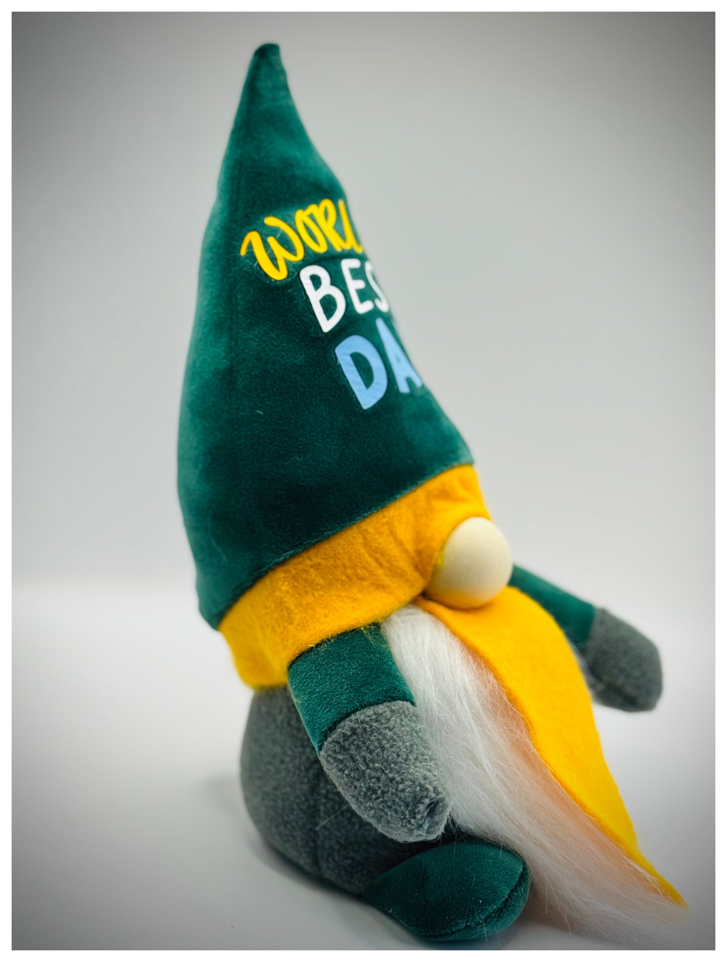 Handmade Worlds Best Dad Nordic Gnome, Swedish Tomte, Gonk