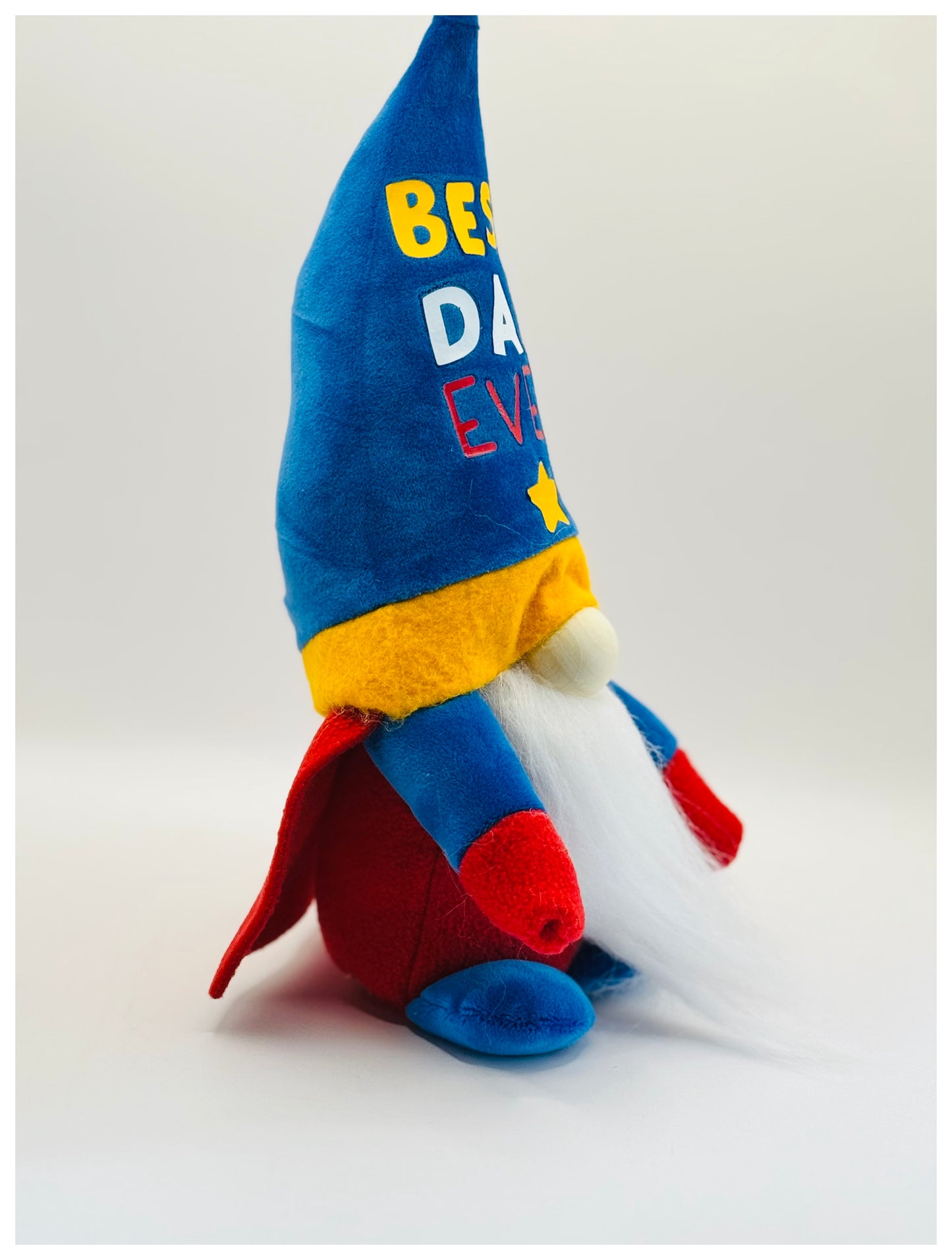 Handmade Super Dad Nordic Gnome, Swedish Tomte, Gonk