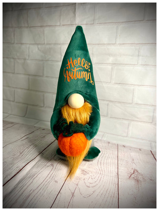 Handmade Hello Autumn Nordic Gnome, Gonk, Swedish Tomte