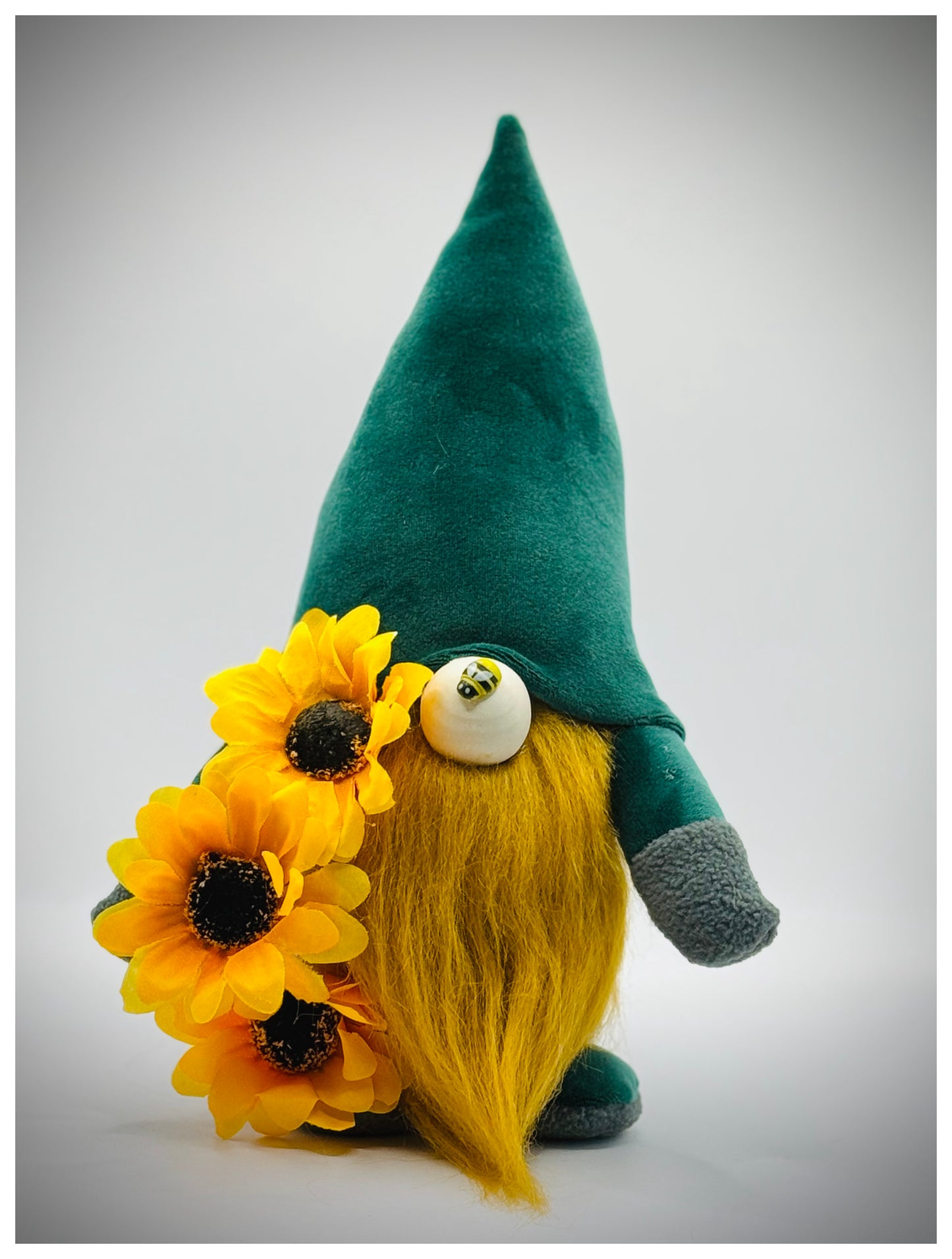 Handmade Sunflower Nordic Gnome, Gonk, Gnome, Swedish Tomte
