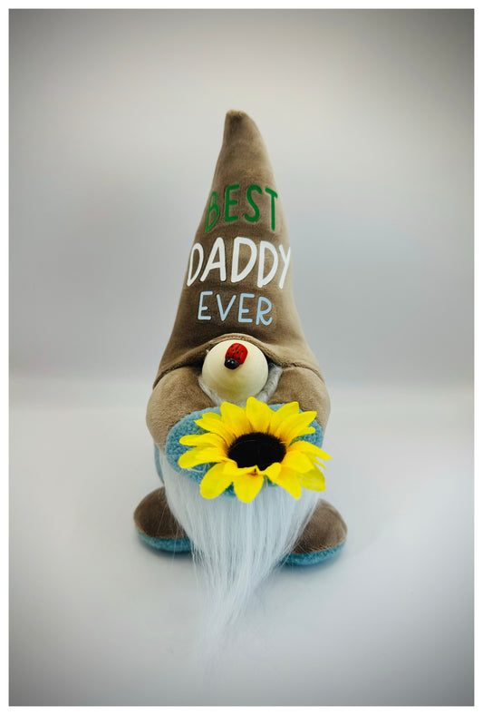Handmade Mini Best Daddy Ever Gonk, Nordic gnome, Swedish Tomte