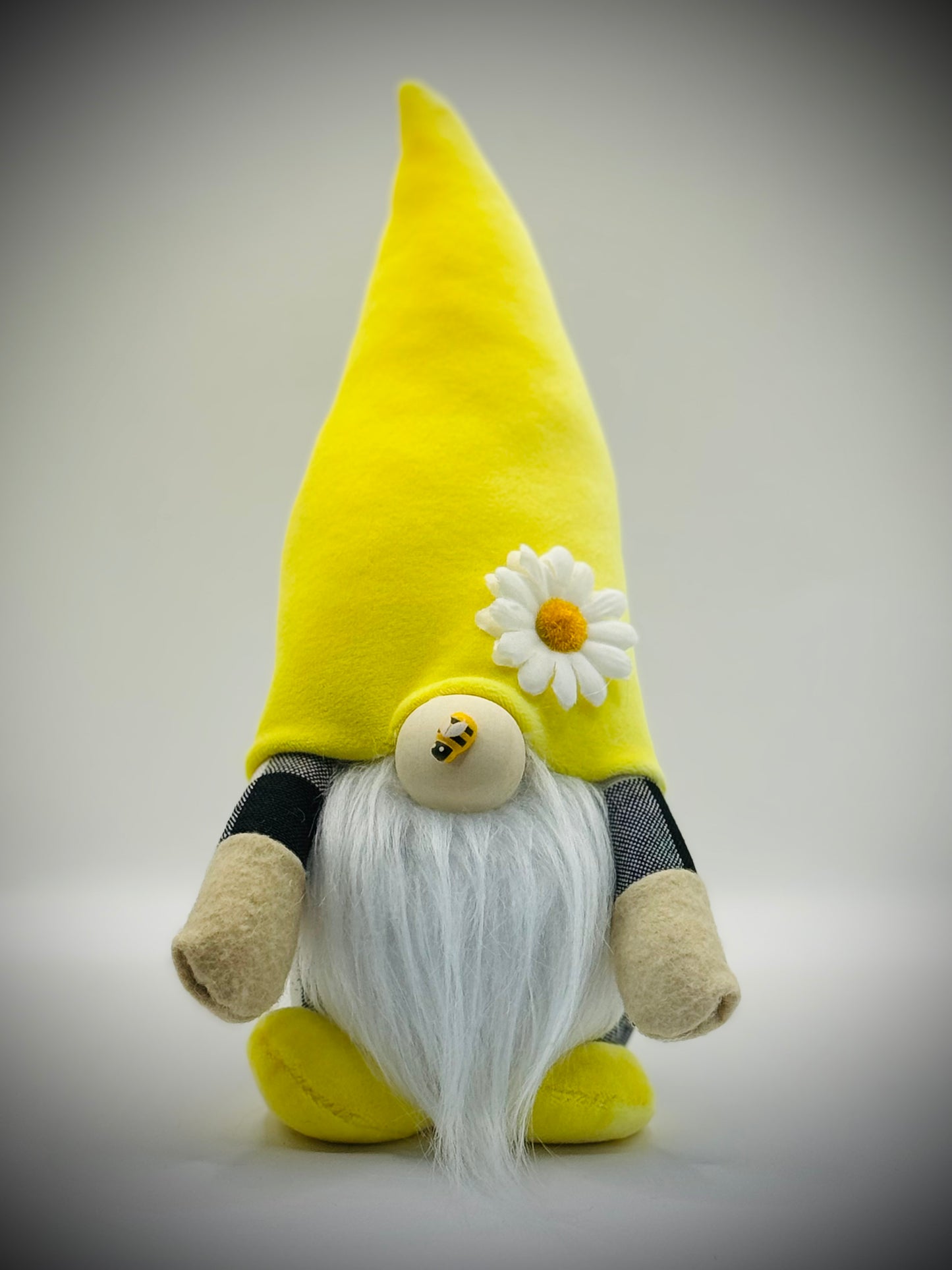 Handmade Sunshine and Daises Gonk, Nordic Gnome, Swedish Tomte