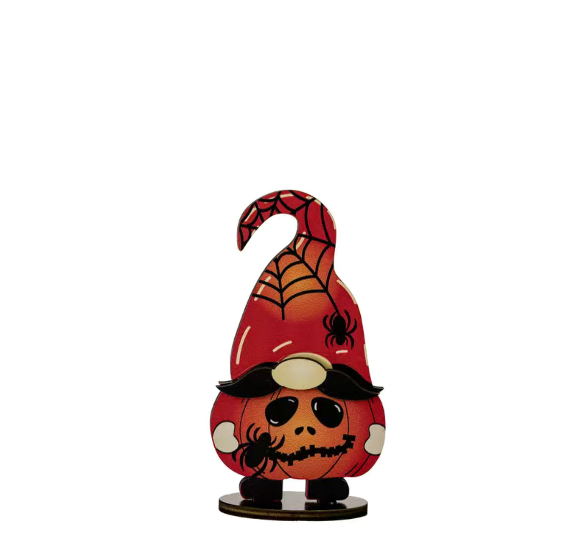 Wooden Mini Halloween Gonk Ornaments, Nordic, Gnome, Swedish Tomte