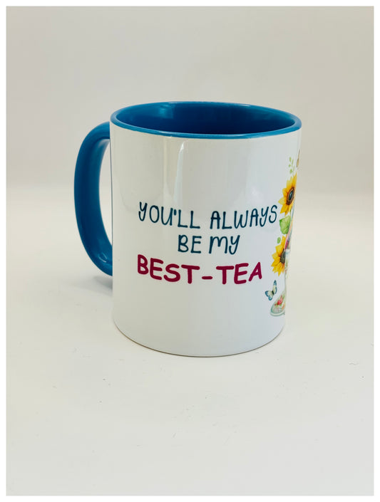 Handmade You’ll alway be my Best-Tea ceramic Mug, Gonk, Gnome, Swedish Tomte, Nordic Gnome