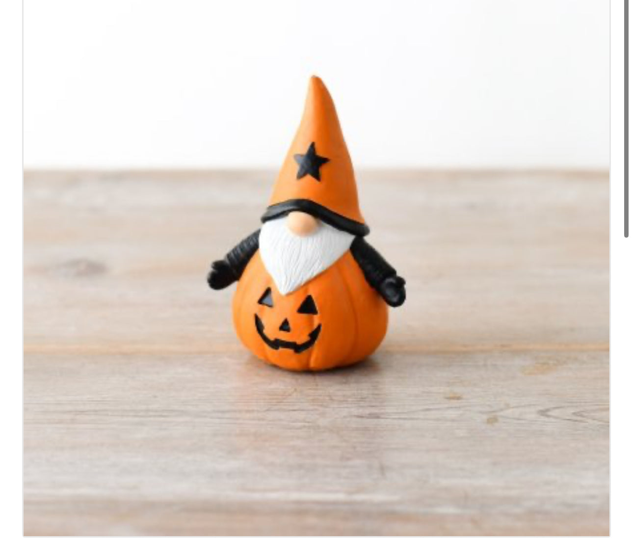 Mini Ceramic Pumpkin Gonk, Nordic, Gnome, Swedish Tomte