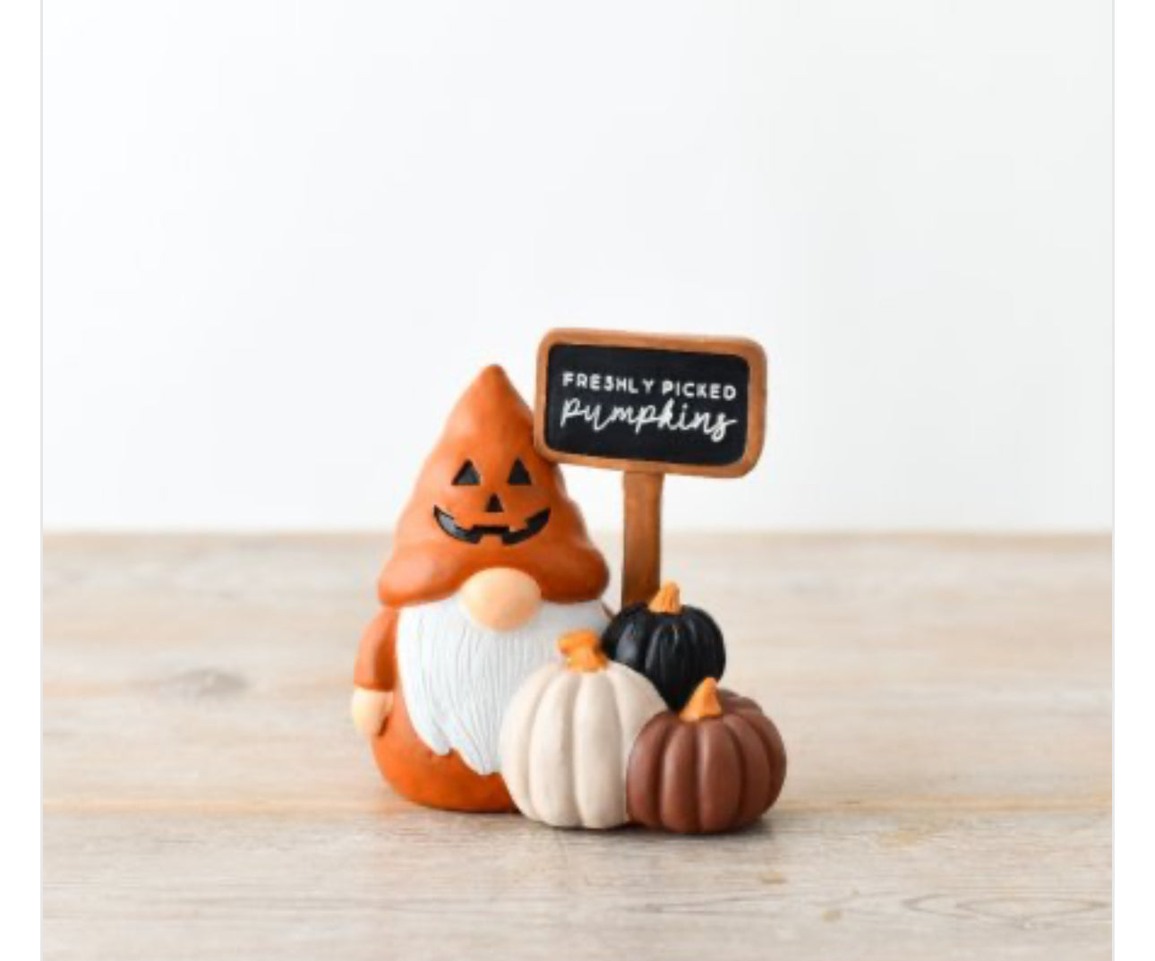 Mini Freshly Picked Pumpkin Ceramic Gonk, Nordic Gnome, Swedish Tomte