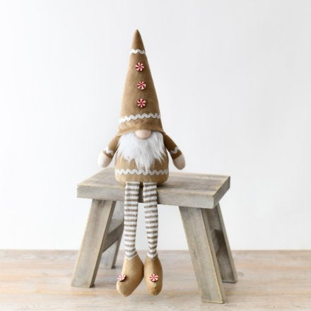 43cm Fabric Gingerbread Gonk, Nordic, Gnome, Swedish Tomte