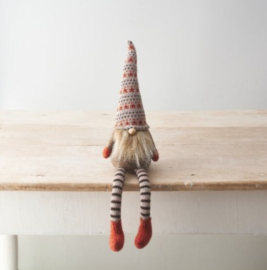 Autumn Shelf Sitting Gonk 42cm, Nordic, Gnome, Swedish Tomte