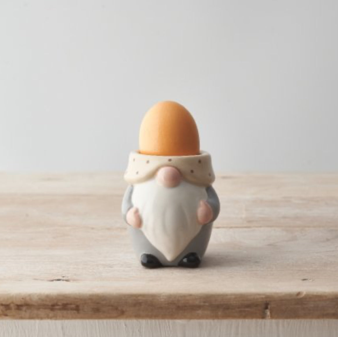 Natural Gonk Egg Cup, 7.5cm Nordic, Gnome, Swedish Tomte