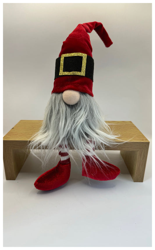 Santa’s Belt Gonk with Dangling Legs, 40cm, Nordic, Gnome, Swedish Tomte